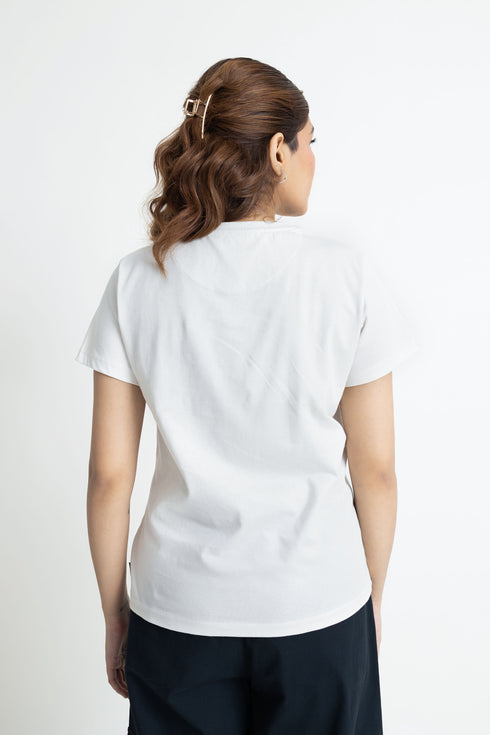 The White Graphic T-Shirt